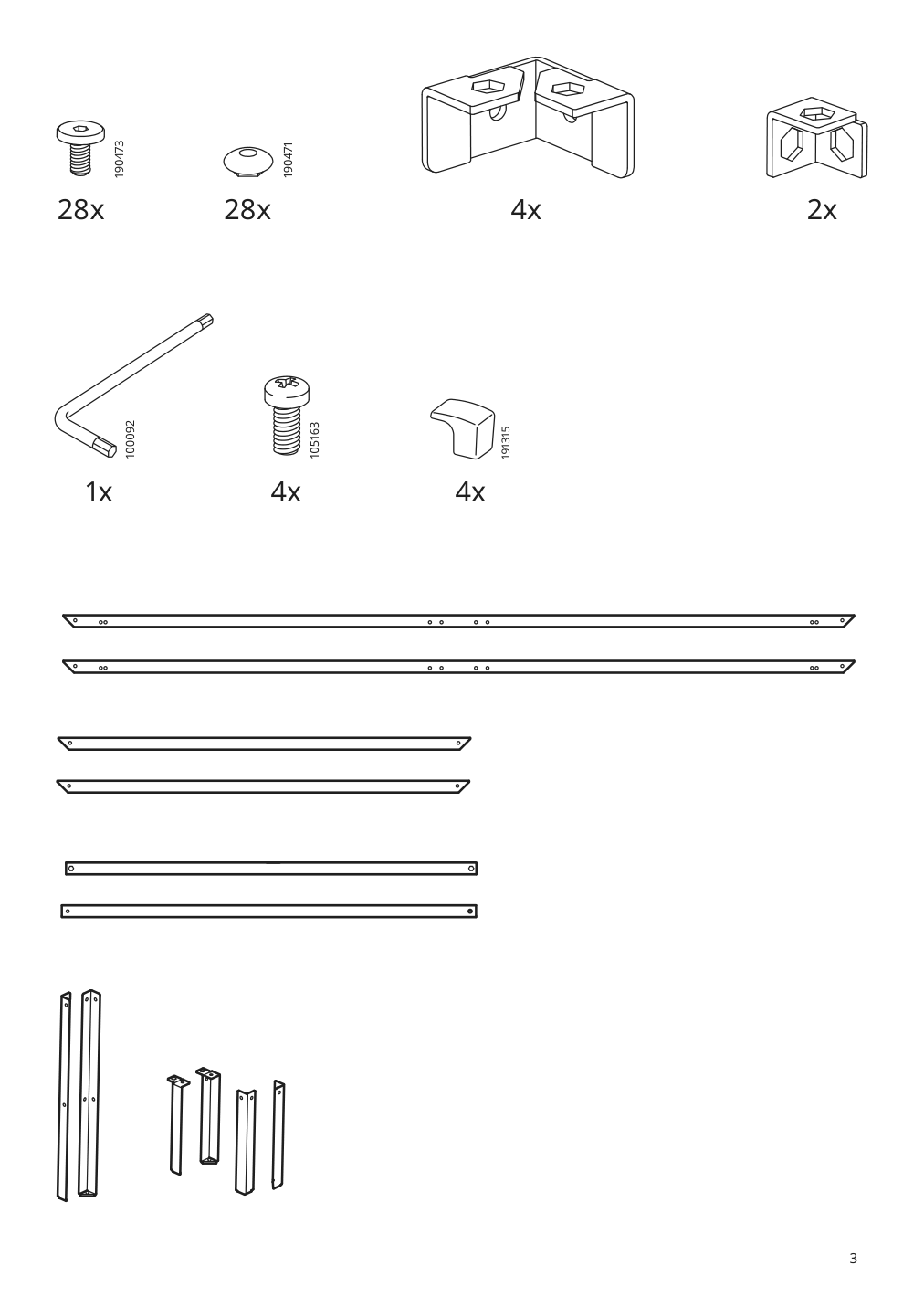 Assembly instructions for IKEA Grimsbu bed frame gray | Page 3 - IKEA GRIMSBU bed frame 494.378.06