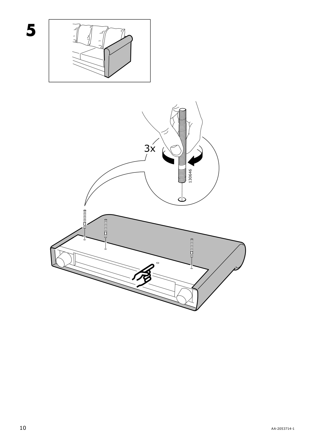 Assembly instructions for IKEA Groenlid cover for armrest ljungen dark red | Page 10 - IKEA GRÖNLID cover for armrest 703.970.21