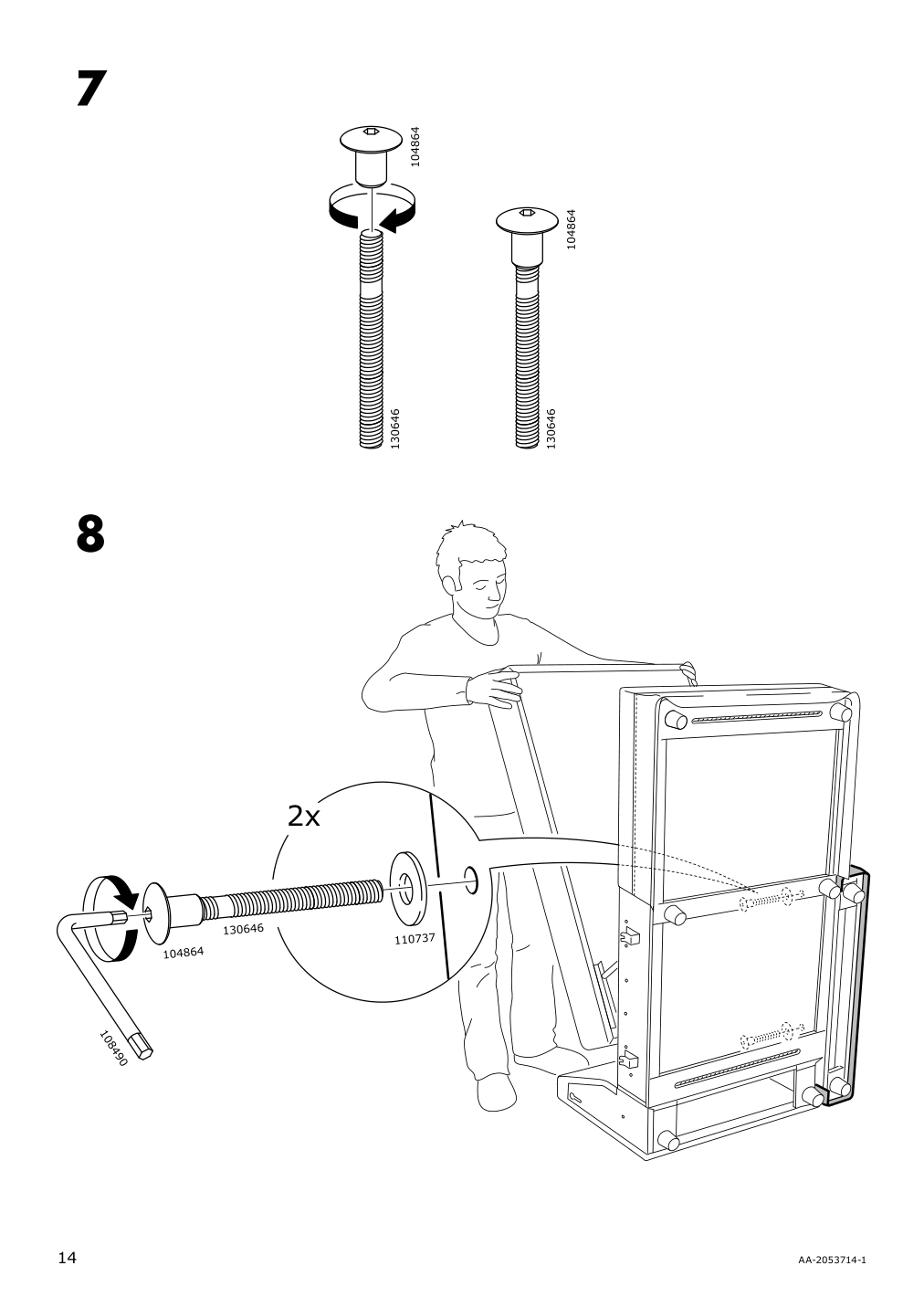 Assembly instructions for IKEA Groenlid cover for armrest ljungen dark red | Page 14 - IKEA GRÖNLID cover for armrest 703.970.21