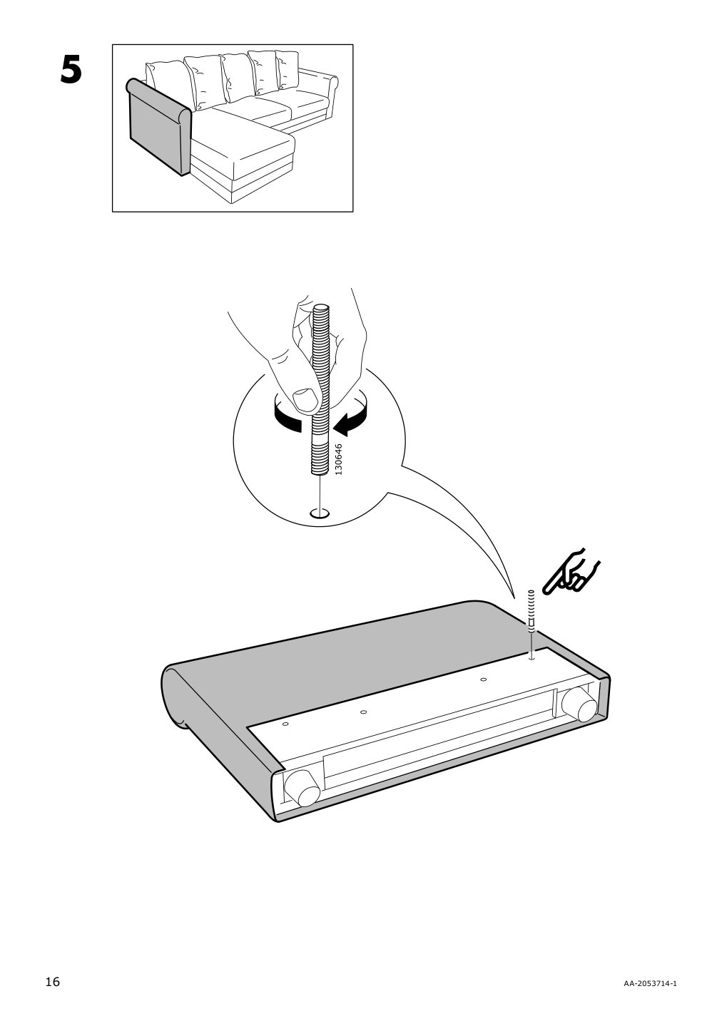 Assembly instructions for IKEA Groenlid cover for armrest ljungen dark red | Page 16 - IKEA GRÖNLID cover for armrest 703.970.21