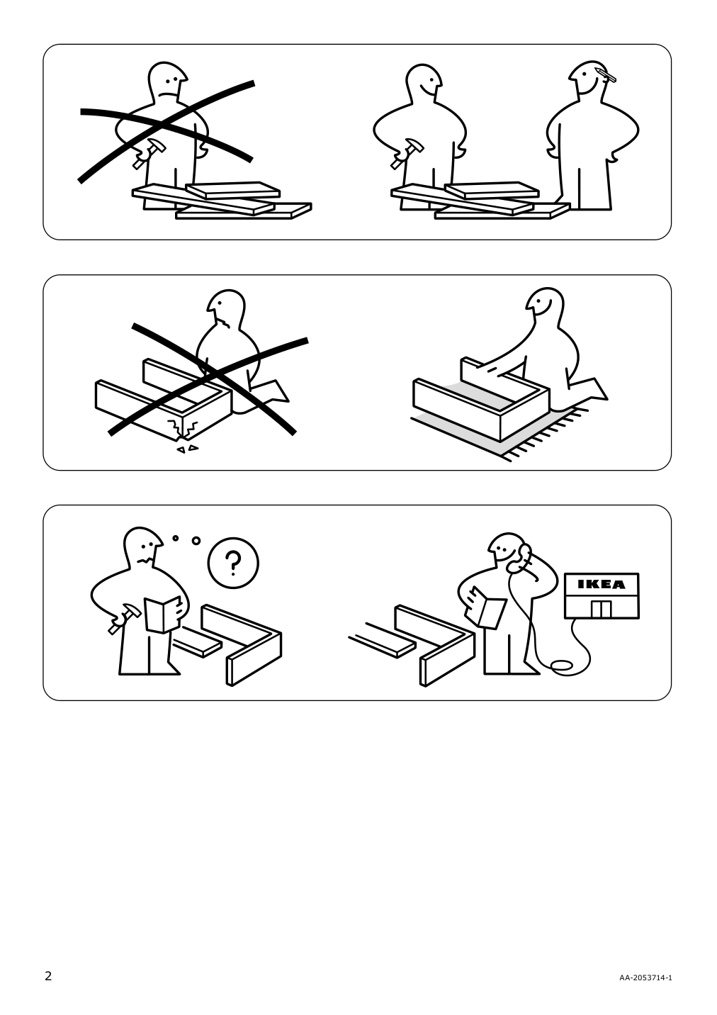 Assembly instructions for IKEA Groenlid cover for armrest ljungen dark red | Page 2 - IKEA GRÖNLID cover for armrest 703.970.21