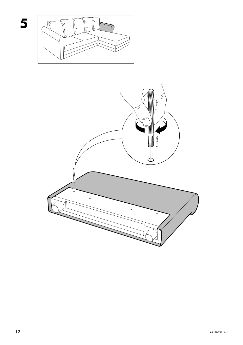 Assembly instructions for IKEA Groenlid cover for armrest ljungen light green | Page 12 - IKEA GRÖNLID cover for armrest 003.971.09