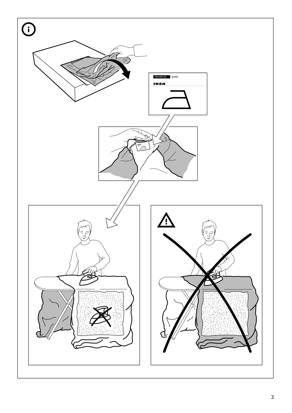 Assembly instructions for IKEA Groenlid cover for armrest ljungen light green | Page 3 - IKEA GRÖNLID cover for armrest 003.971.09