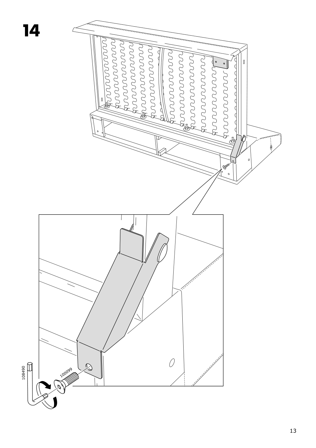 Assembly instructions for IKEA Groenlid cover for ottoman with storage ljungen dark red | Page 13 - IKEA GRÖNLID cover for ottoman with storage 703.970.16