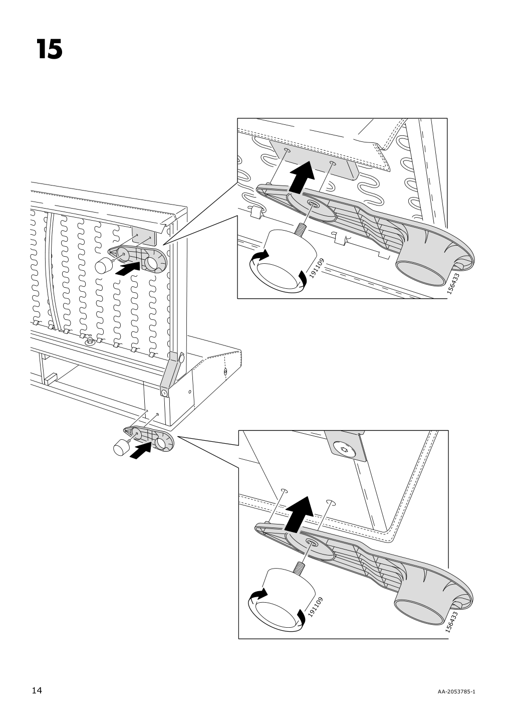 Assembly instructions for IKEA Groenlid cover for ottoman with storage ljungen dark red | Page 14 - IKEA GRÖNLID cover for ottoman with storage 703.970.16