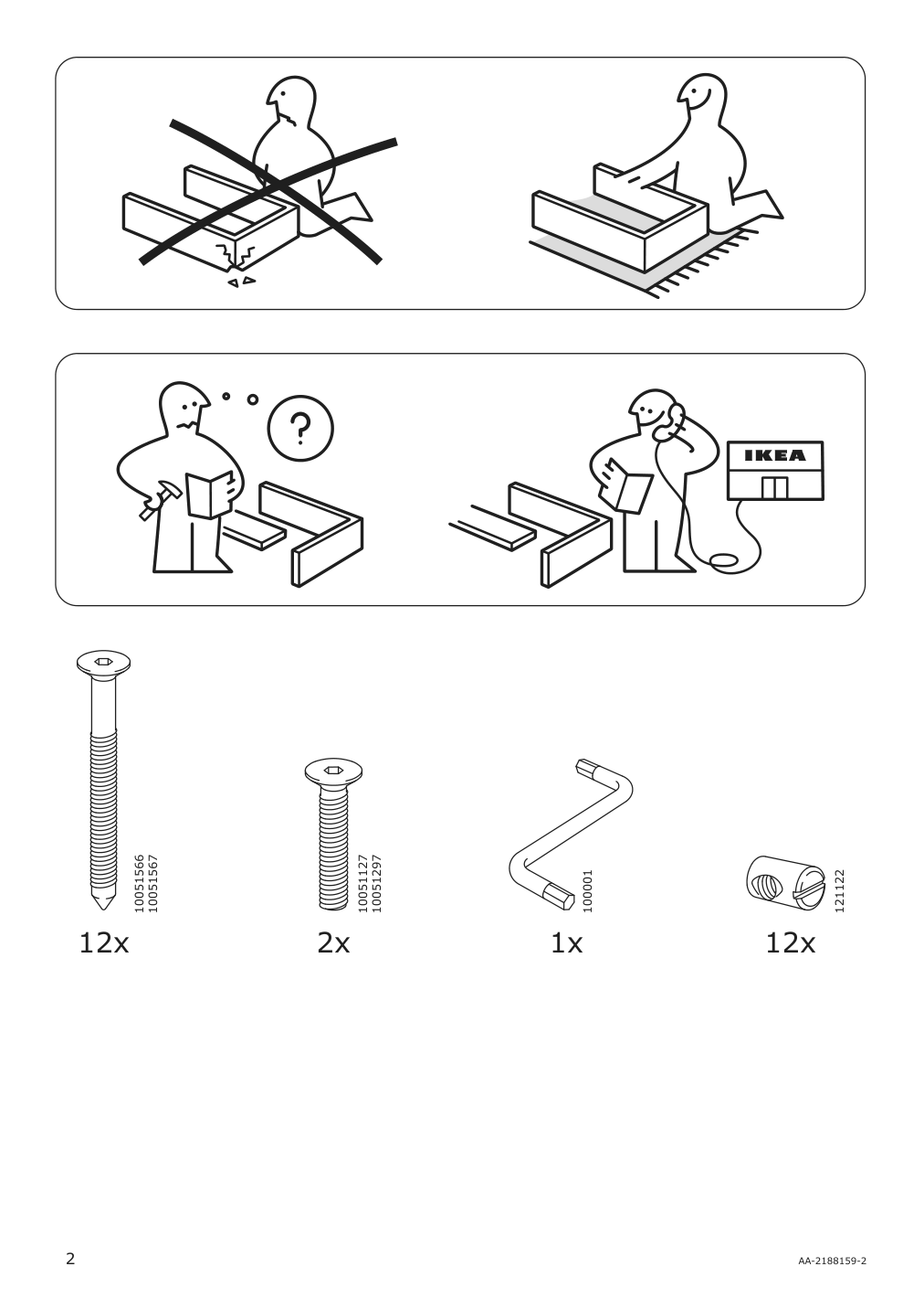 Assembly instructions for IKEA Grubban step stool black birch | Page 2 - IKEA GRUBBAN step stool 504.729.50