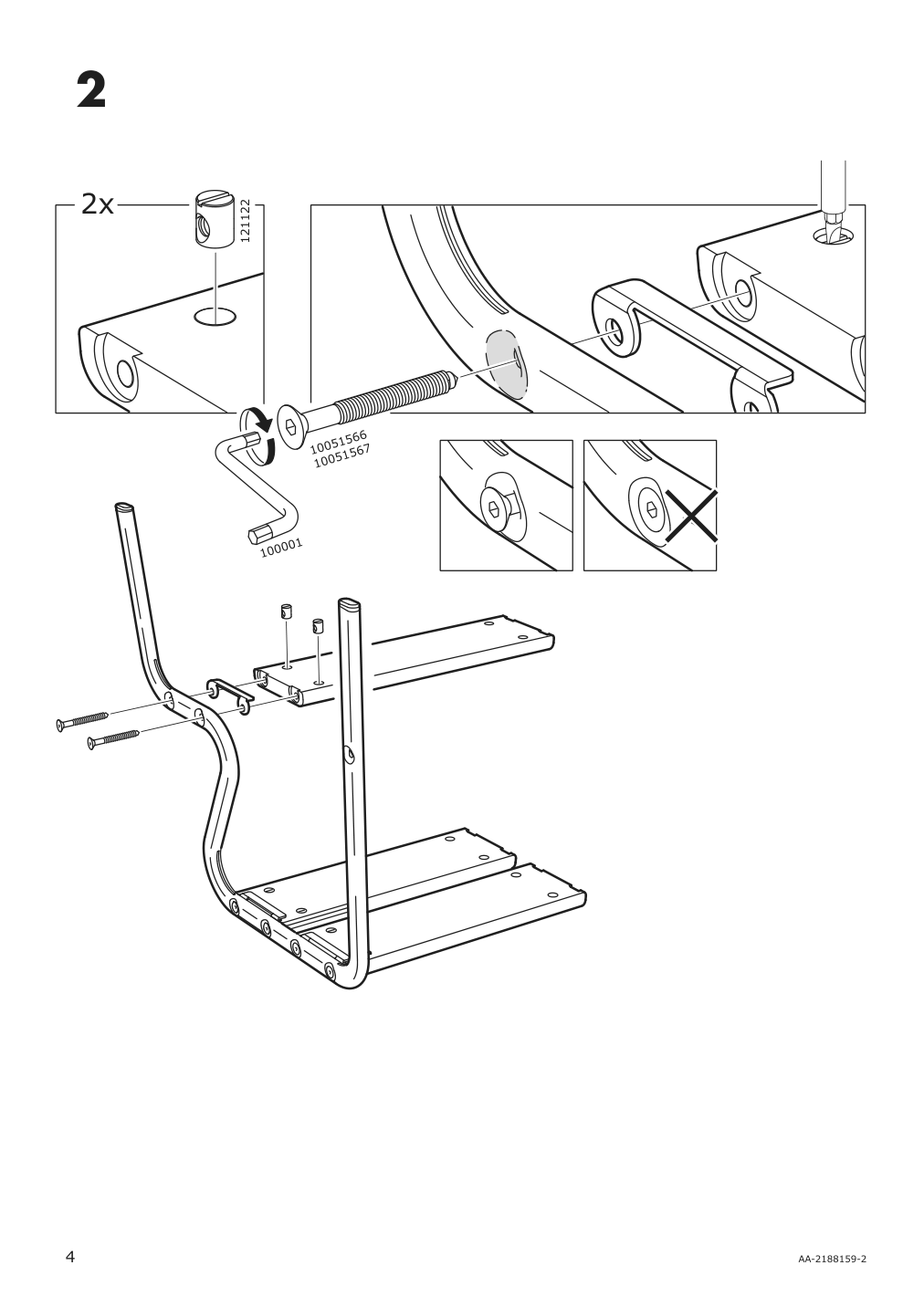 Assembly instructions for IKEA Grubban step stool black birch | Page 4 - IKEA GRUBBAN step stool 504.729.50