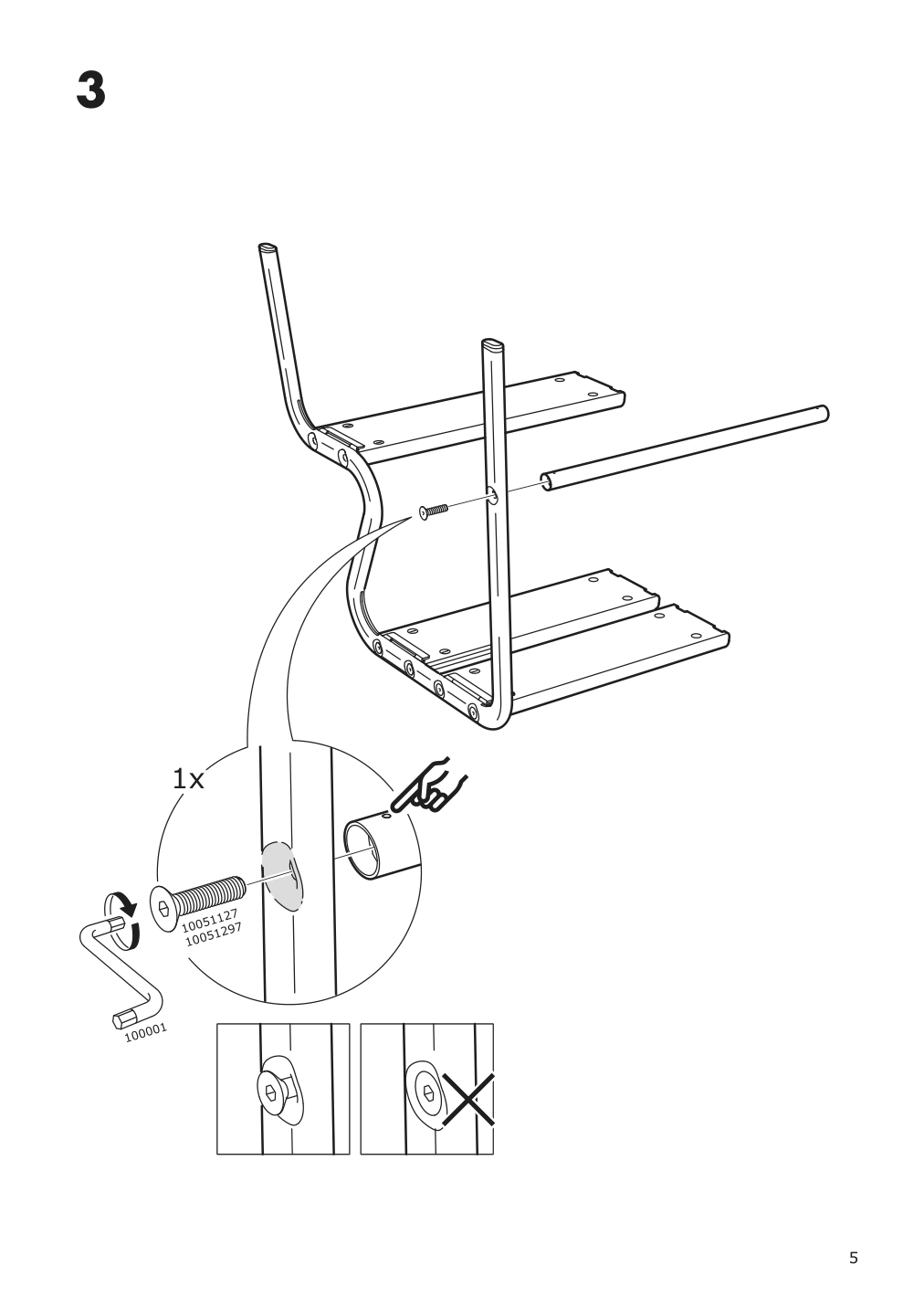 Assembly instructions for IKEA Grubban step stool black birch | Page 5 - IKEA GRUBBAN step stool 504.729.50