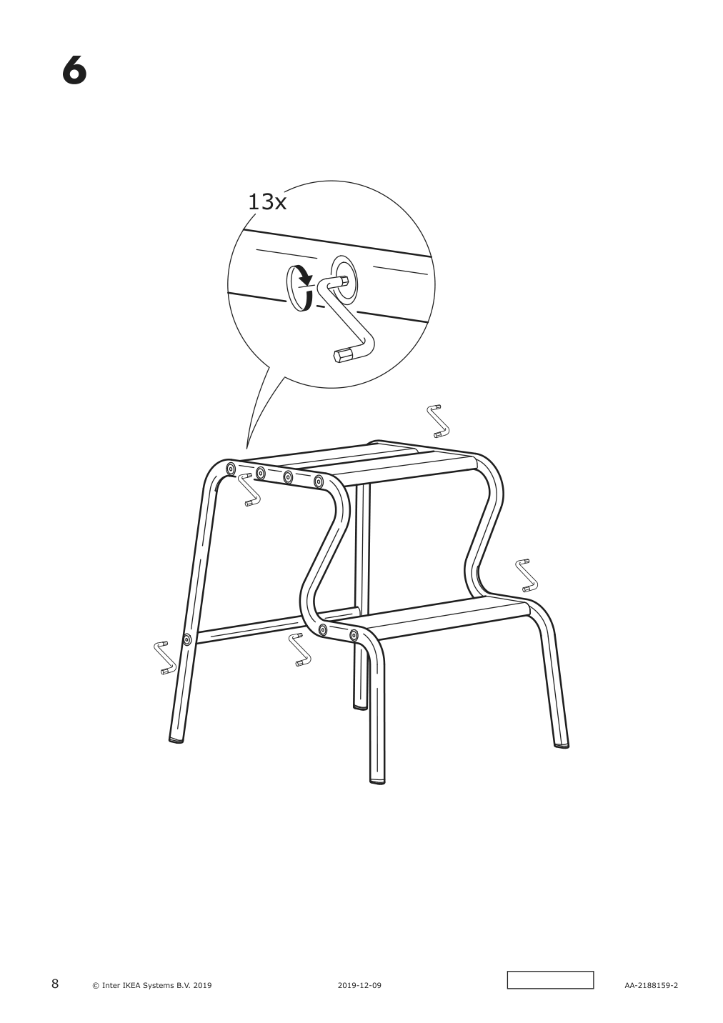 Assembly instructions for IKEA Grubban step stool black birch | Page 8 - IKEA GRUBBAN step stool 504.729.50