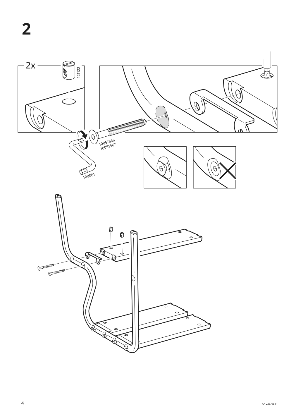 Assembly instructions for IKEA Grubban step stool black birch | Page 4 - IKEA GRUBBAN step stool 504.729.50