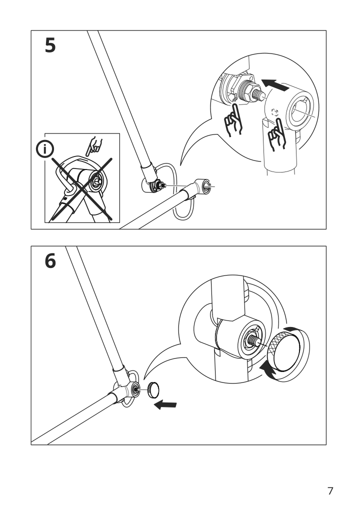 Assembly instructions for IKEA Grundbro wall lamp black | Page 7 - IKEA GRUNDBRO wall lamp 204.895.27