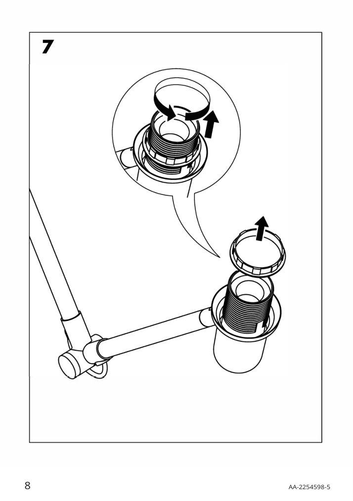 Assembly instructions for IKEA Grundbro wall lamp black | Page 8 - IKEA GRUNDBRO wall lamp 204.895.27