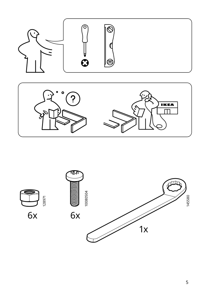 Assembly instructions for IKEA Guldhoena vertical clothes hanger black | Page 5 - IKEA GULDHÖNA vertical clothes hanger 604.924.48