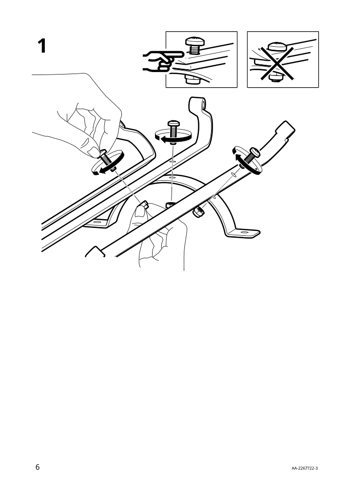 Assembly instructions for IKEA Guldhoena vertical clothes hanger black | Page 6 - IKEA GULDHÖNA vertical clothes hanger 604.924.48