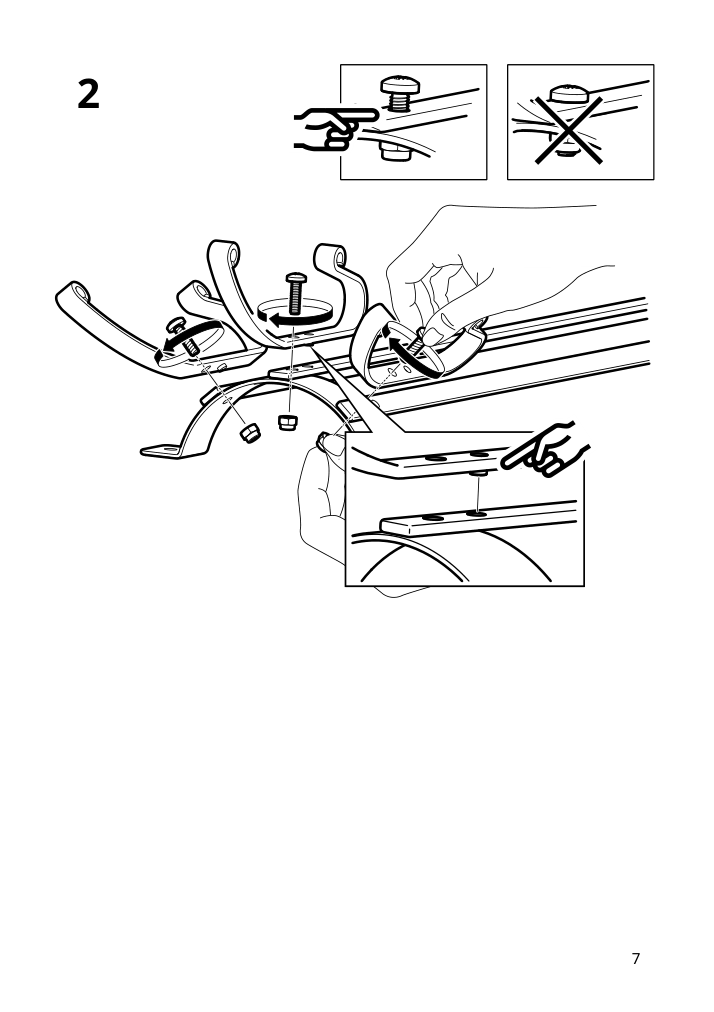 Assembly instructions for IKEA Guldhoena vertical clothes hanger black | Page 7 - IKEA GULDHÖNA vertical clothes hanger 604.924.48