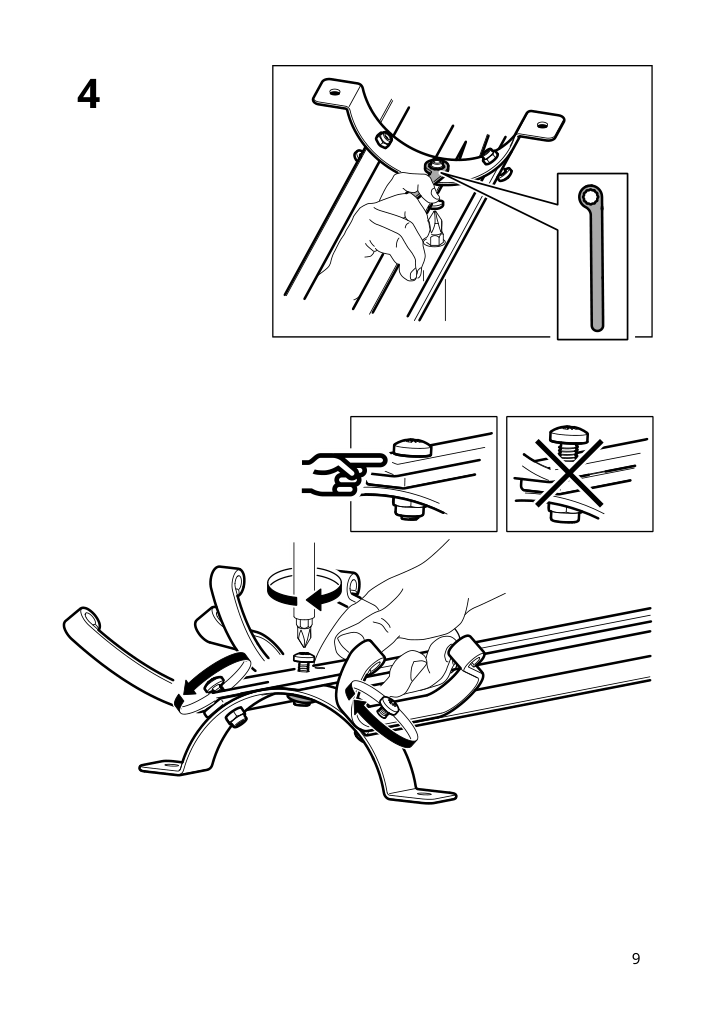 Assembly instructions for IKEA Guldhoena vertical clothes hanger black | Page 9 - IKEA GULDHÖNA vertical clothes hanger 604.924.48