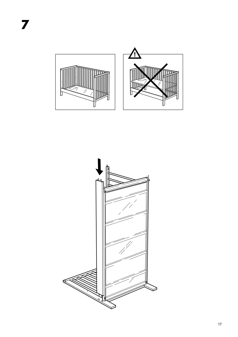 Assembly instructions for IKEA Gulliver crib white | Page 17 - IKEA GULLIVER crib 102.485.19