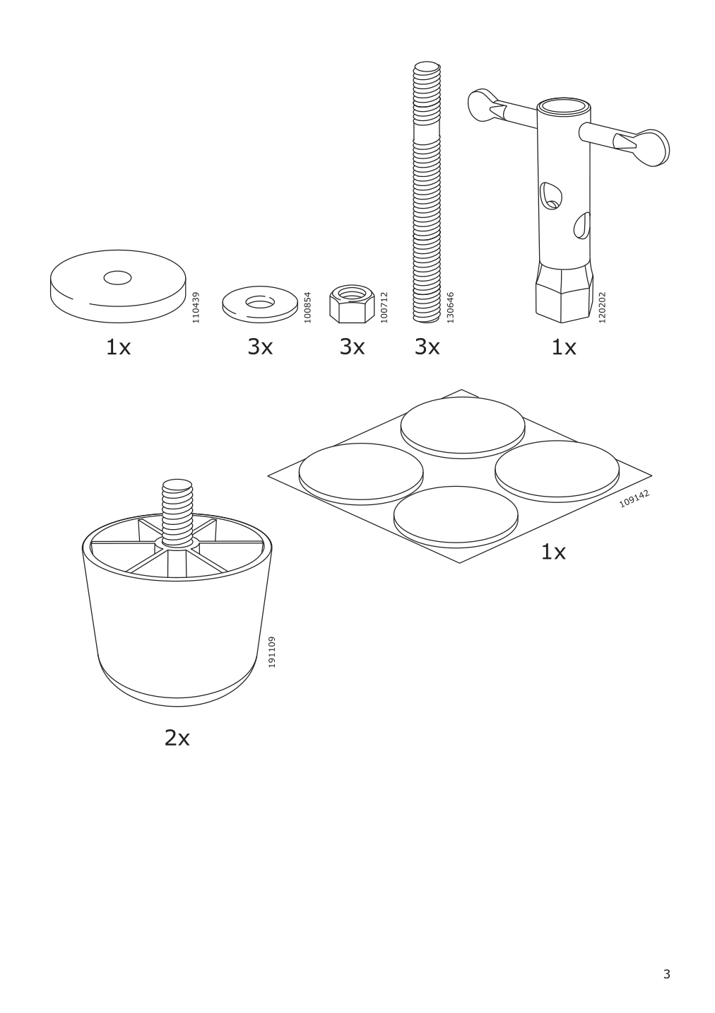 Assembly instructions for IKEA Haerlanda armrest frame | Page 3 - IKEA HÄRLANDA sofa 393.202.70