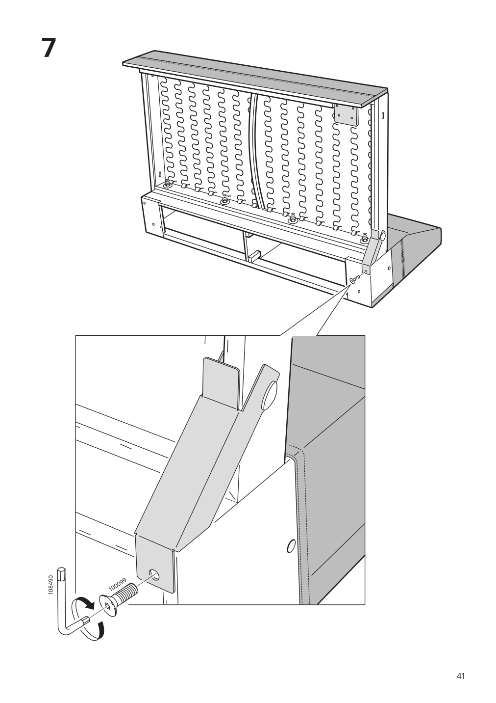 Assembly instructions for IKEA Haerlanda cover for ottoman with storage ljungen medium gray | Page 41 - IKEA HÄRLANDA ottoman with storage 793.202.30