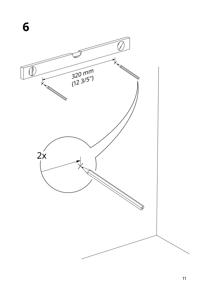 Assembly instructions for IKEA Haestviskare wll orgnzr hks oak | Page 11 - IKEA HÄSTVISKARE wll orgnzr/hks 305.552.96