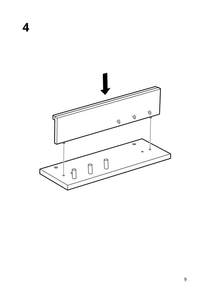 Assembly instructions for IKEA Haestviskare wll orgnzr hks oak | Page 9 - IKEA HÄSTVISKARE wll orgnzr/hks 305.552.96