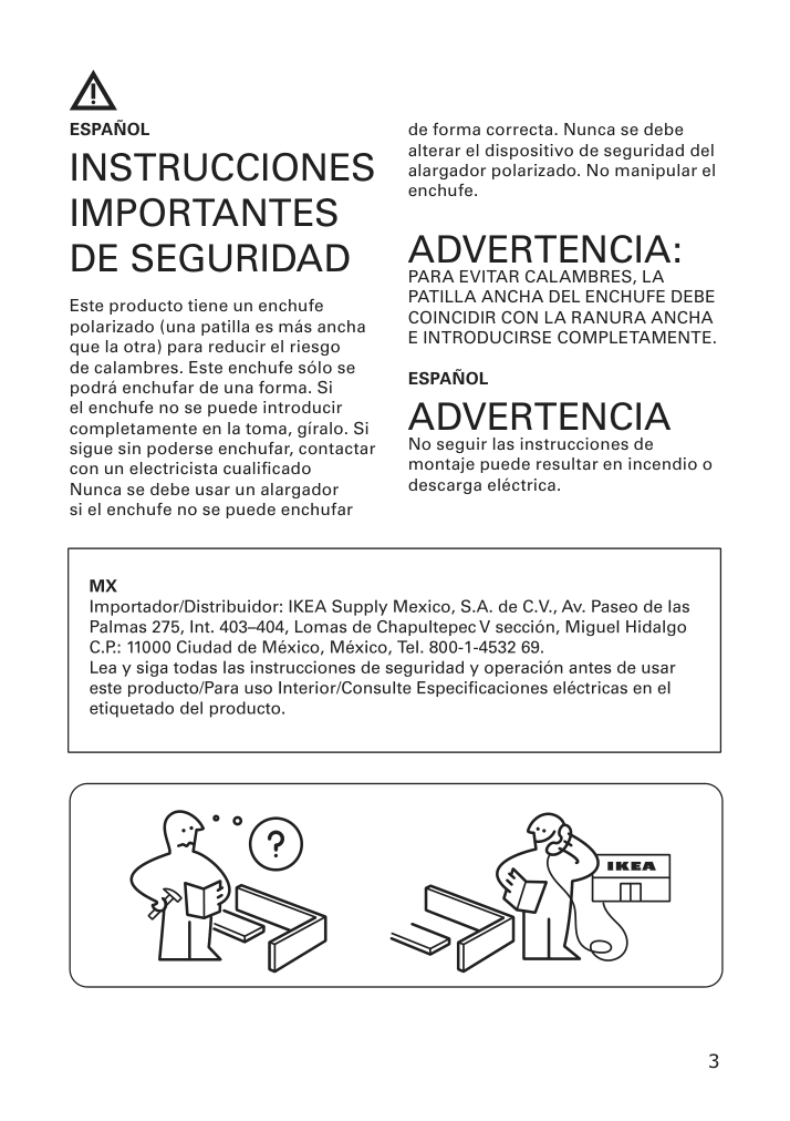 Assembly instructions for IKEA Halkip floor lamp with swing arm gray | Page 3 - IKEA HALKIP floor lamp with swing arm 304.270.44