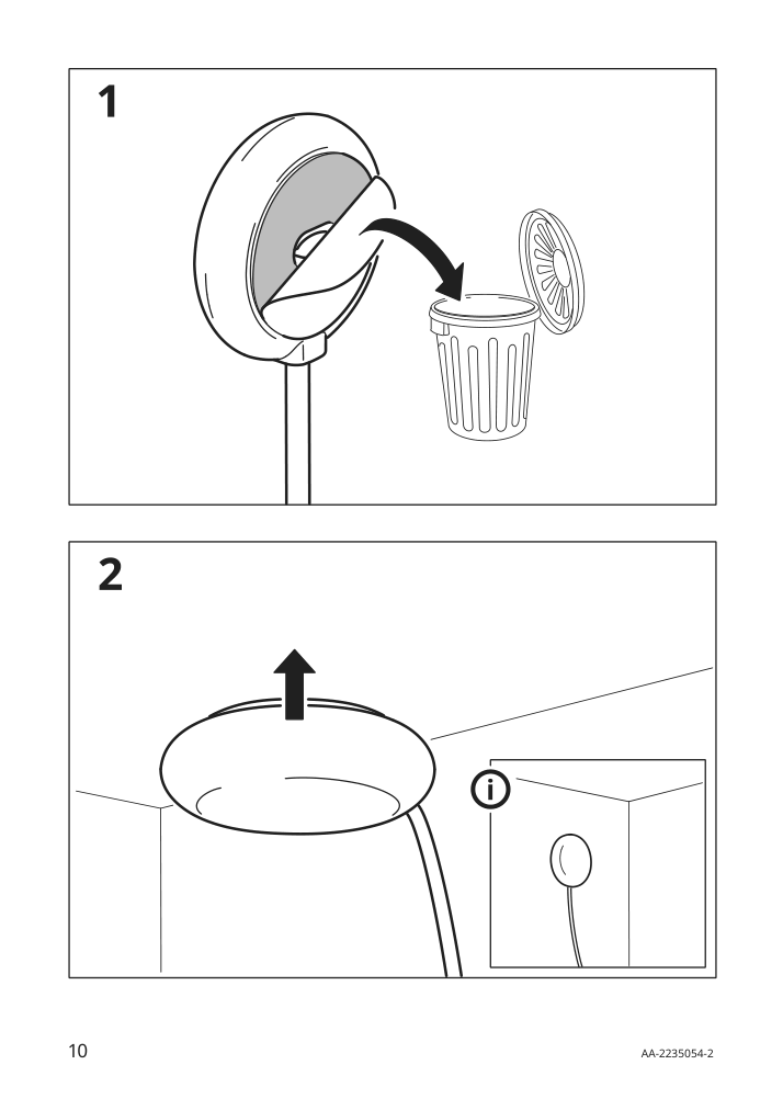 Assembly instructions for IKEA Halvklart led cabinet spotlight white | Page 10 - IKEA HALVKLART LED cabinet spotlight 904.636.23