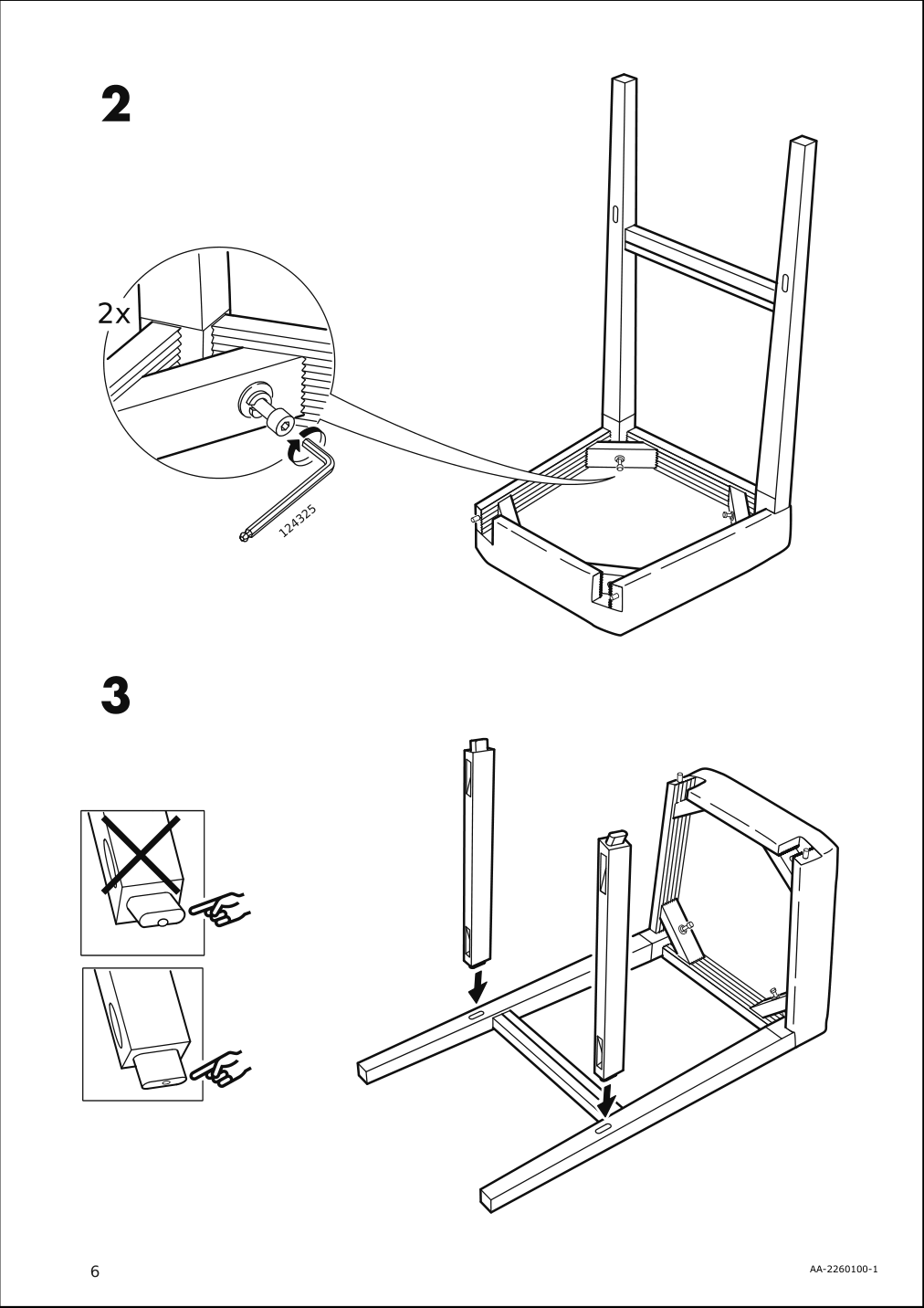 Assembly instructions for IKEA Hansolle bar stool black brown | Page 6 - IKEA HANSOLLE bar stool 904.496.08