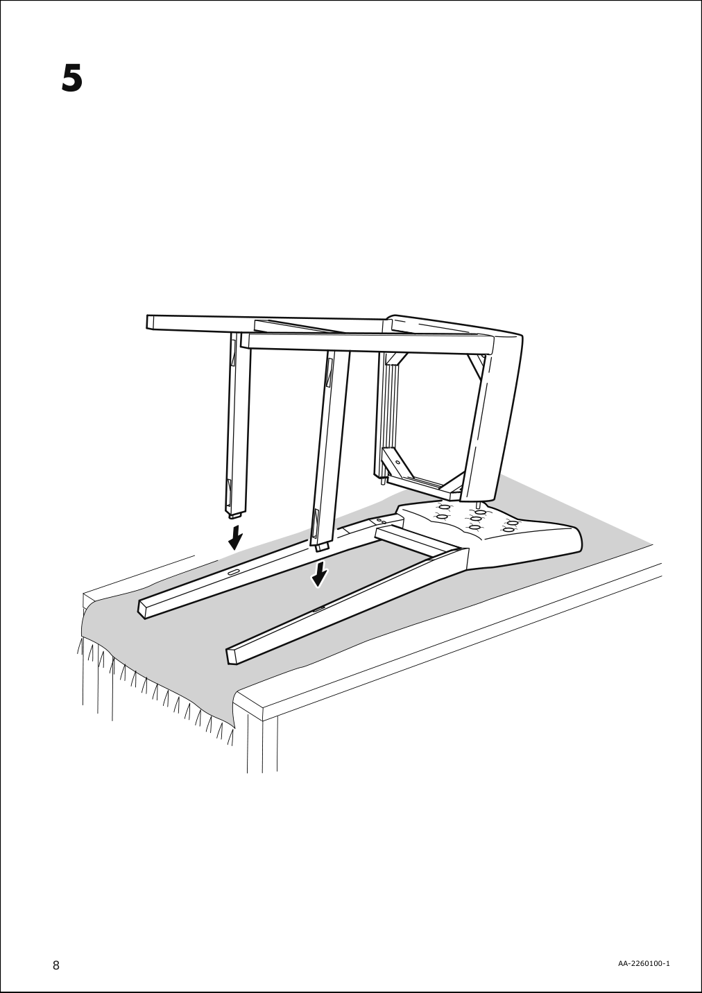 Assembly instructions for IKEA Hansolle bar stool black brown | Page 8 - IKEA HANSOLLE bar stool 904.496.08