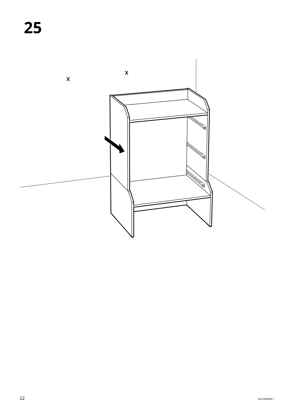 Assembly instructions for IKEA Hauga 4 drawer chest white | Page 22 - IKEA HAUGA storage combination with drawers 595.478.85