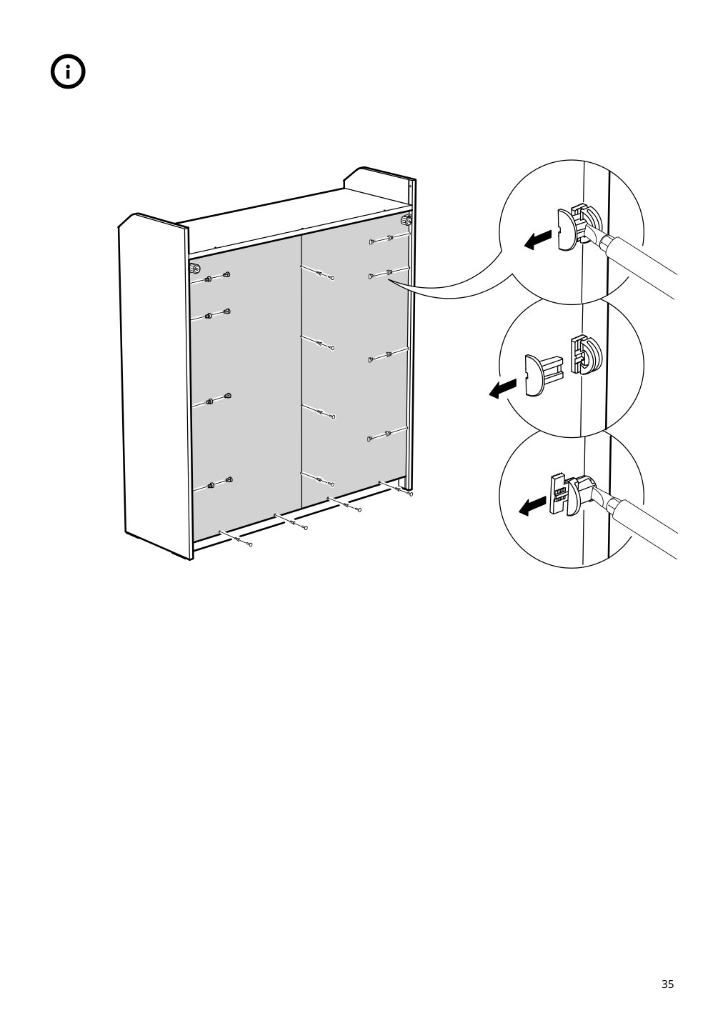 Assembly instructions for IKEA Hauga glass door cabinet gray | Page 35 - IKEA HAUGA glass-door cabinet 804.150.48