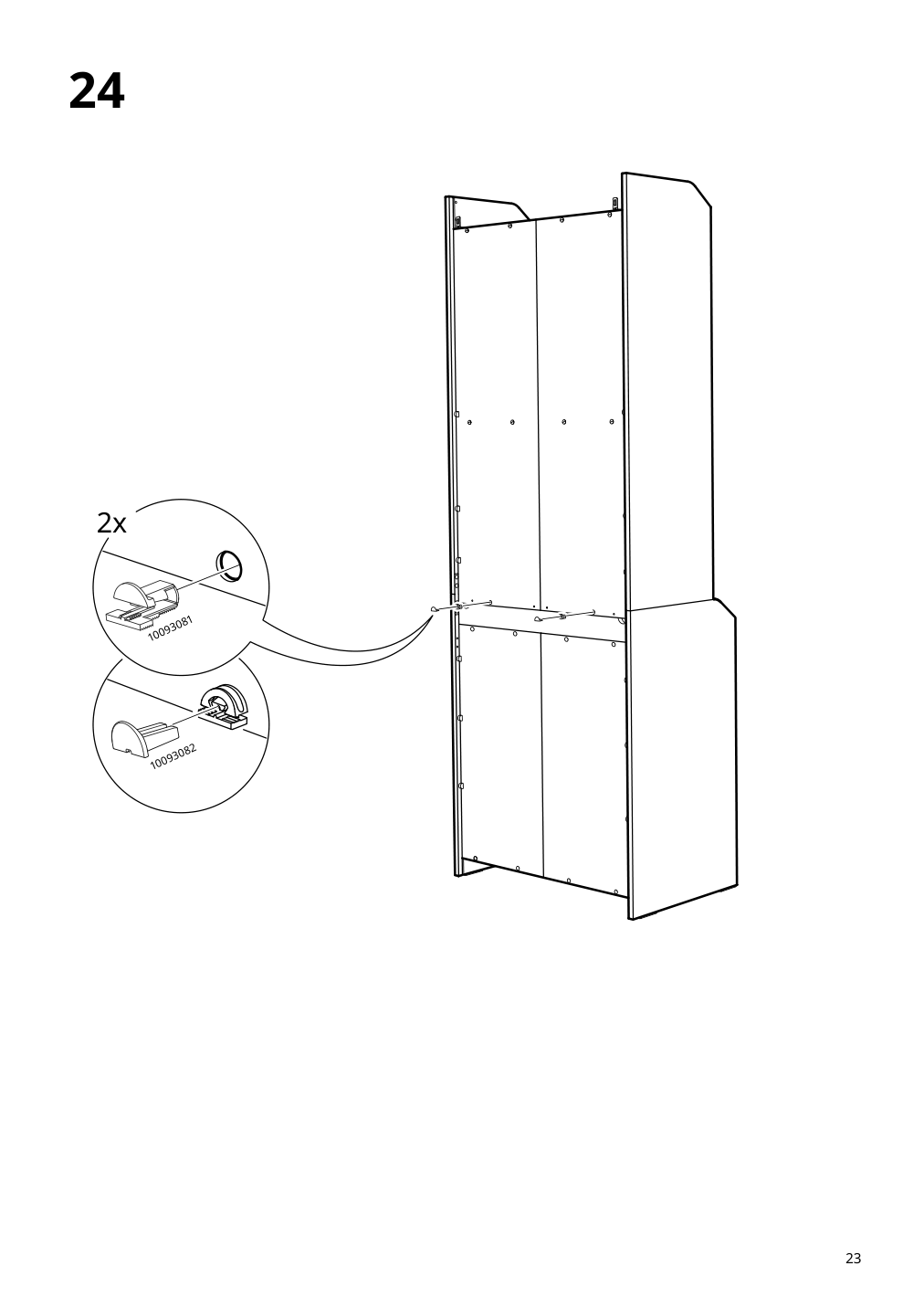 Assembly instructions for IKEA Hauga high cabinet with 2 doors gray | Page 23 - IKEA HAUGA TV/storage combination 993.884.41