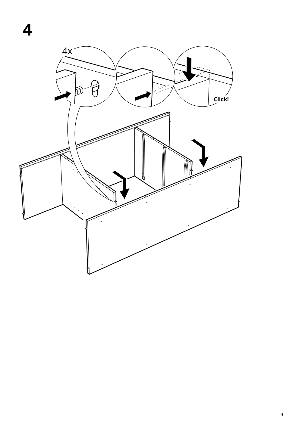 Assembly instructions for IKEA Hauga sideboard gray | Page 9 - IKEA HAUGA sideboard 304.569.08