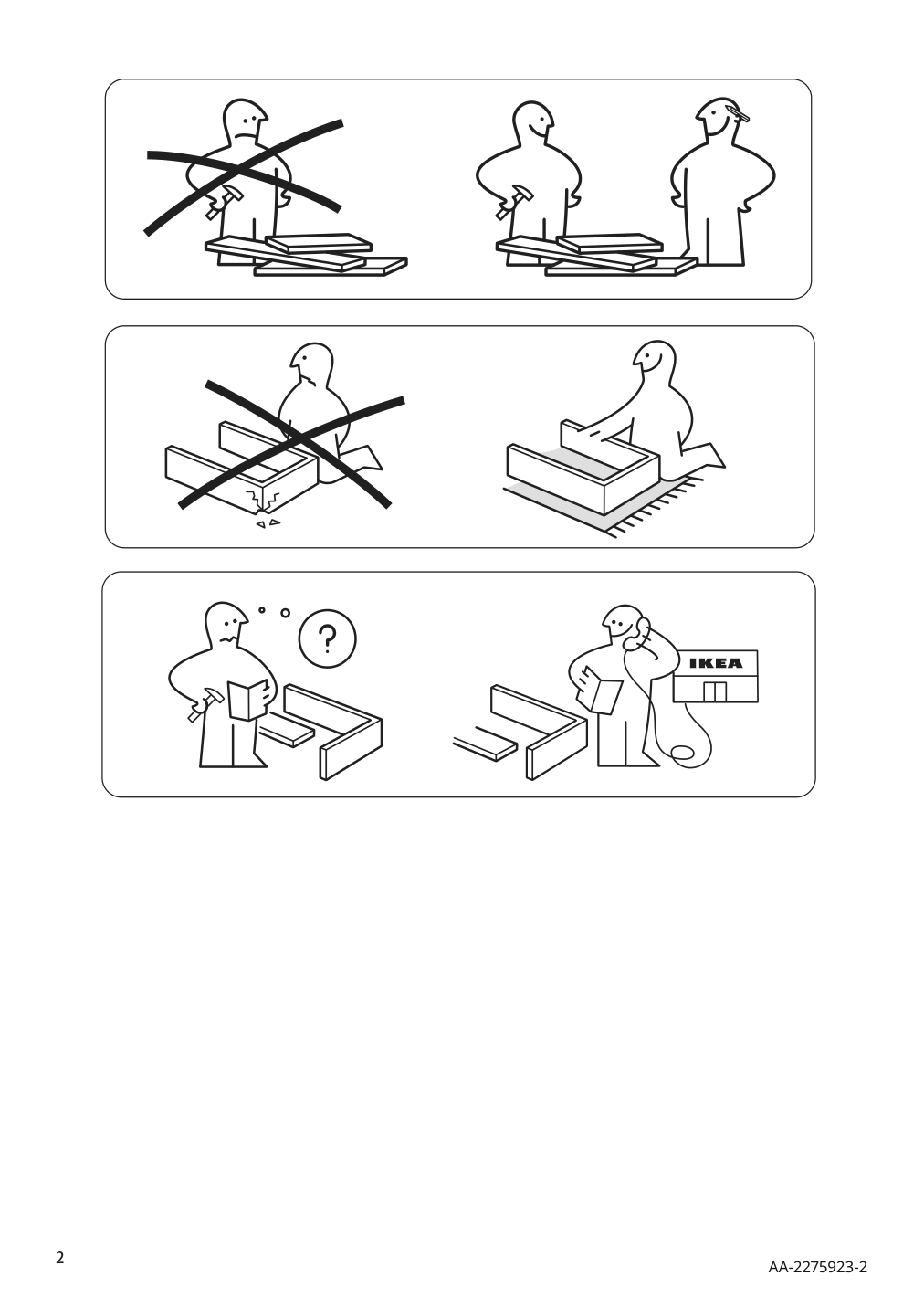 Assembly instructions for IKEA Havberg swivel chair lejde gray black | Page 2 - IKEA HAVBERG swivel chair 505.148.94