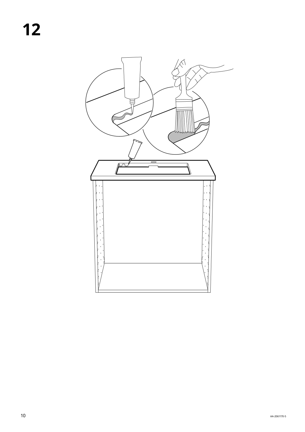 Assembly instructions for IKEA Havsen sink white | Page 10 - IKEA ENHET corner kitchen 194.857.14