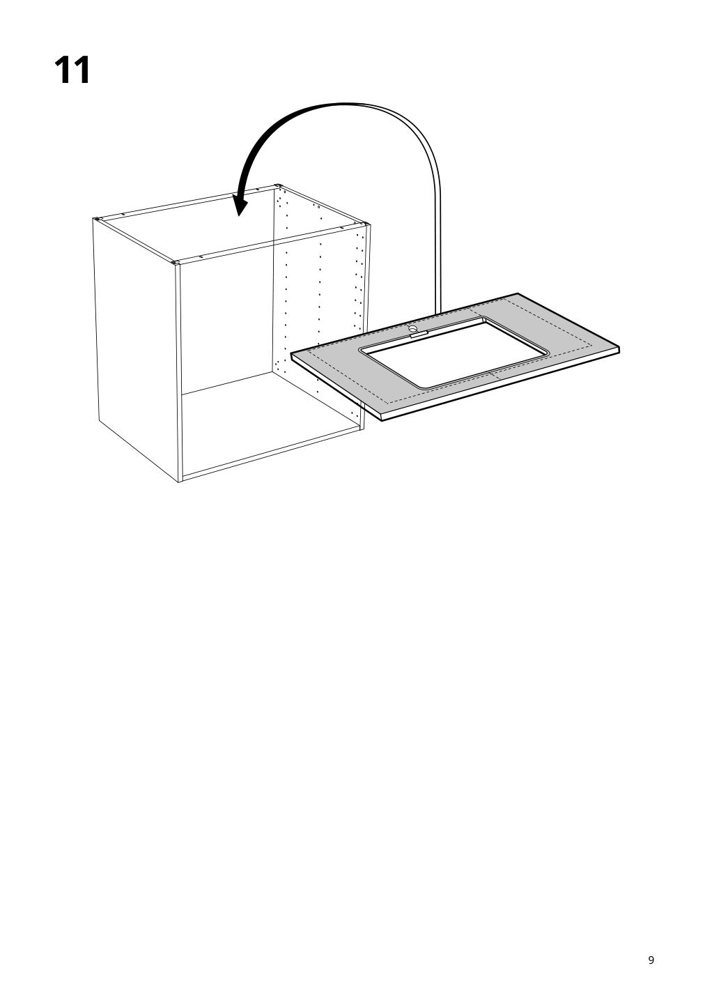 Assembly instructions for IKEA Havsen sink white | Page 9 - IKEA ENHET corner kitchen 194.857.14