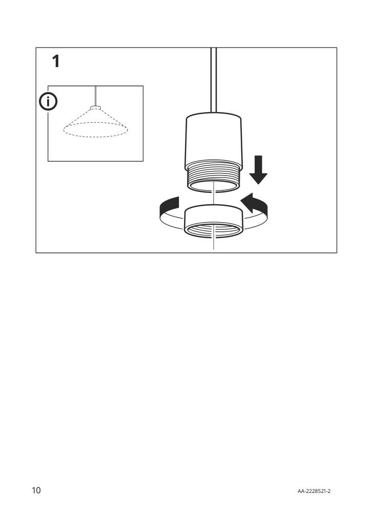 Assembly instructions for IKEA Havsris cord set with switch and led bulb white | Page 10 - IKEA HAVSRIS cord set with switch and LED bulb 104.900.55