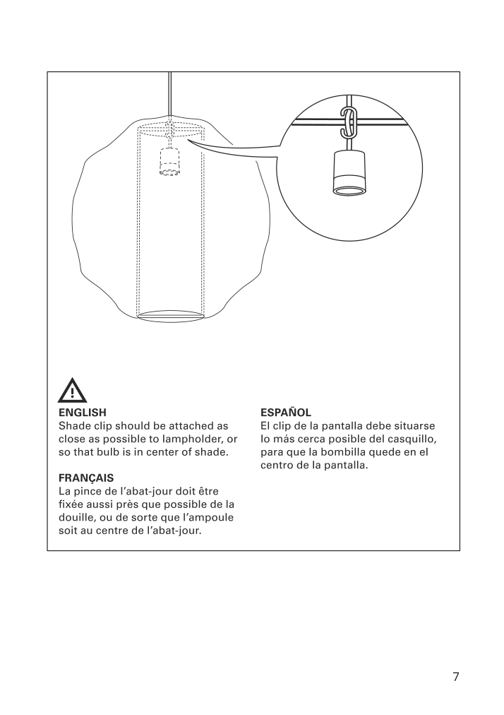 Assembly instructions for IKEA Havsris cord set with switch and led bulb white | Page 7 - IKEA HAVSRIS cord set with switch and LED bulb 104.900.55