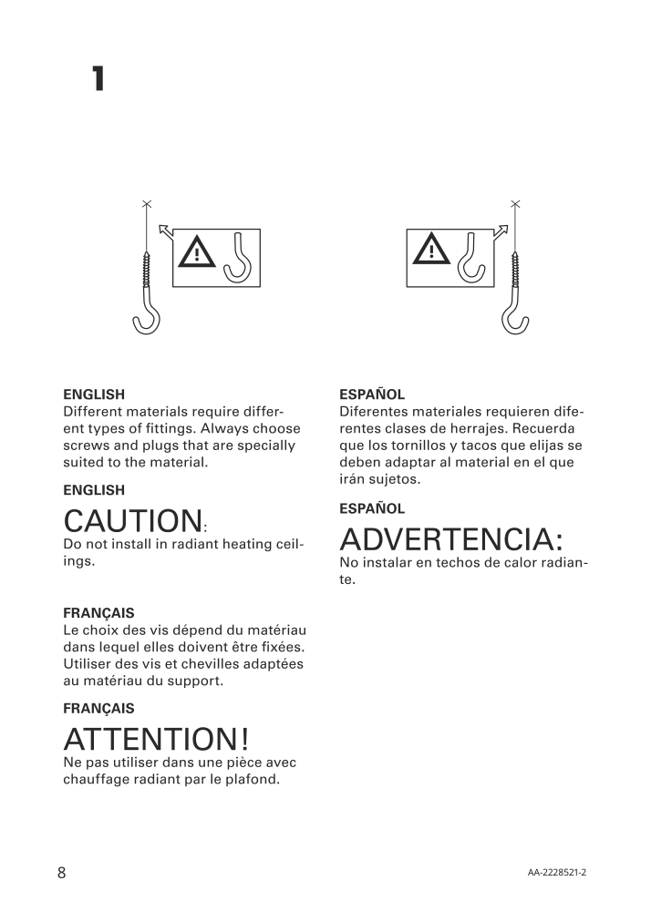 Assembly instructions for IKEA Havsris cord set with switch and led bulb white | Page 8 - IKEA HAVSRIS cord set with switch and LED bulb 104.900.55