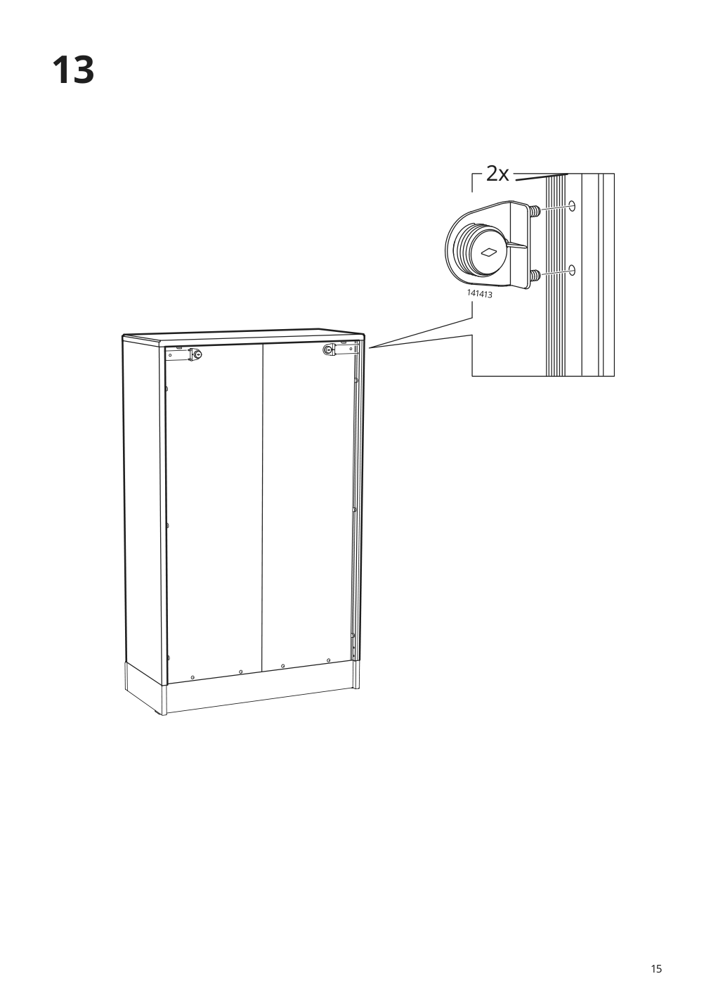 Assembly instructions for IKEA Havsta cabinet gray | Page 15 - IKEA HAVSTA storage combination 992.751.37