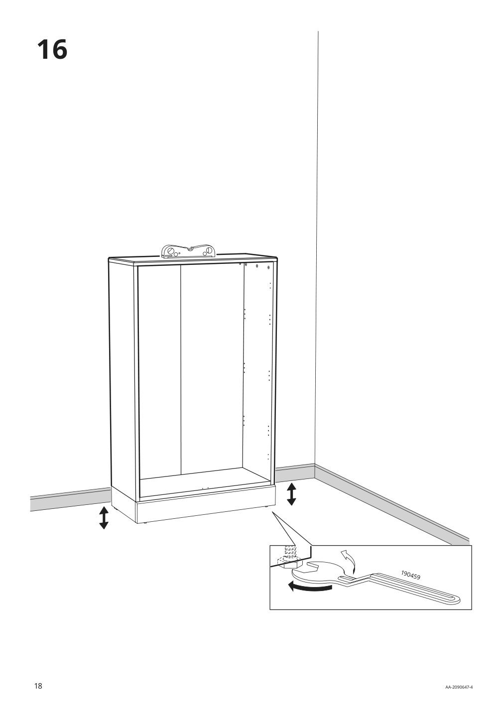 Assembly instructions for IKEA Havsta cabinet gray | Page 18 - IKEA HAVSTA cabinet with base 592.750.97