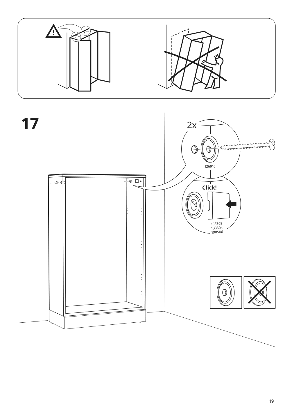 Assembly instructions for IKEA Havsta cabinet gray | Page 19 - IKEA HAVSTA cabinet with base 592.750.97