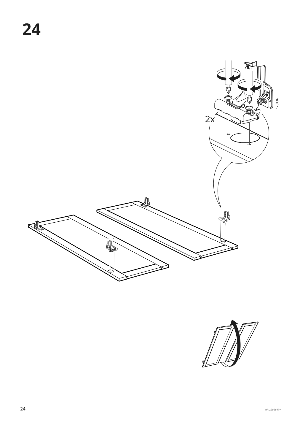 Assembly instructions for IKEA Havsta cabinet gray | Page 24 - IKEA HAVSTA storage combination 592.659.08