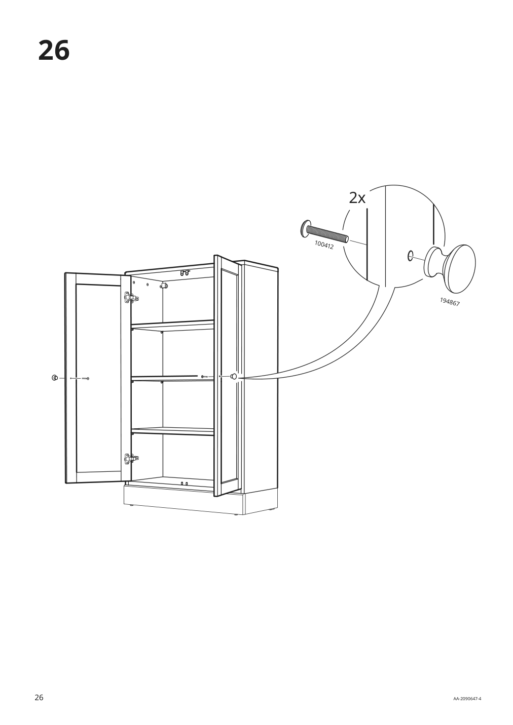 Assembly instructions for IKEA Havsta cabinet gray | Page 26 - IKEA HAVSTA cabinet 704.151.95