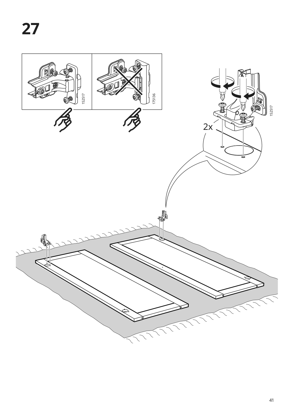 Assembly instructions for IKEA Havsta cabinet gray | Page 41 - IKEA HAVSTA storage combination 592.659.08