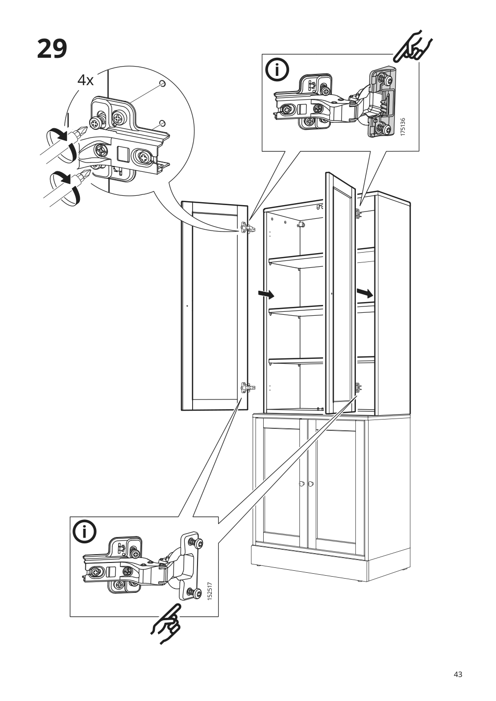 Assembly instructions for IKEA Havsta cabinet gray | Page 43 - IKEA HAVSTA storage combination 992.751.37