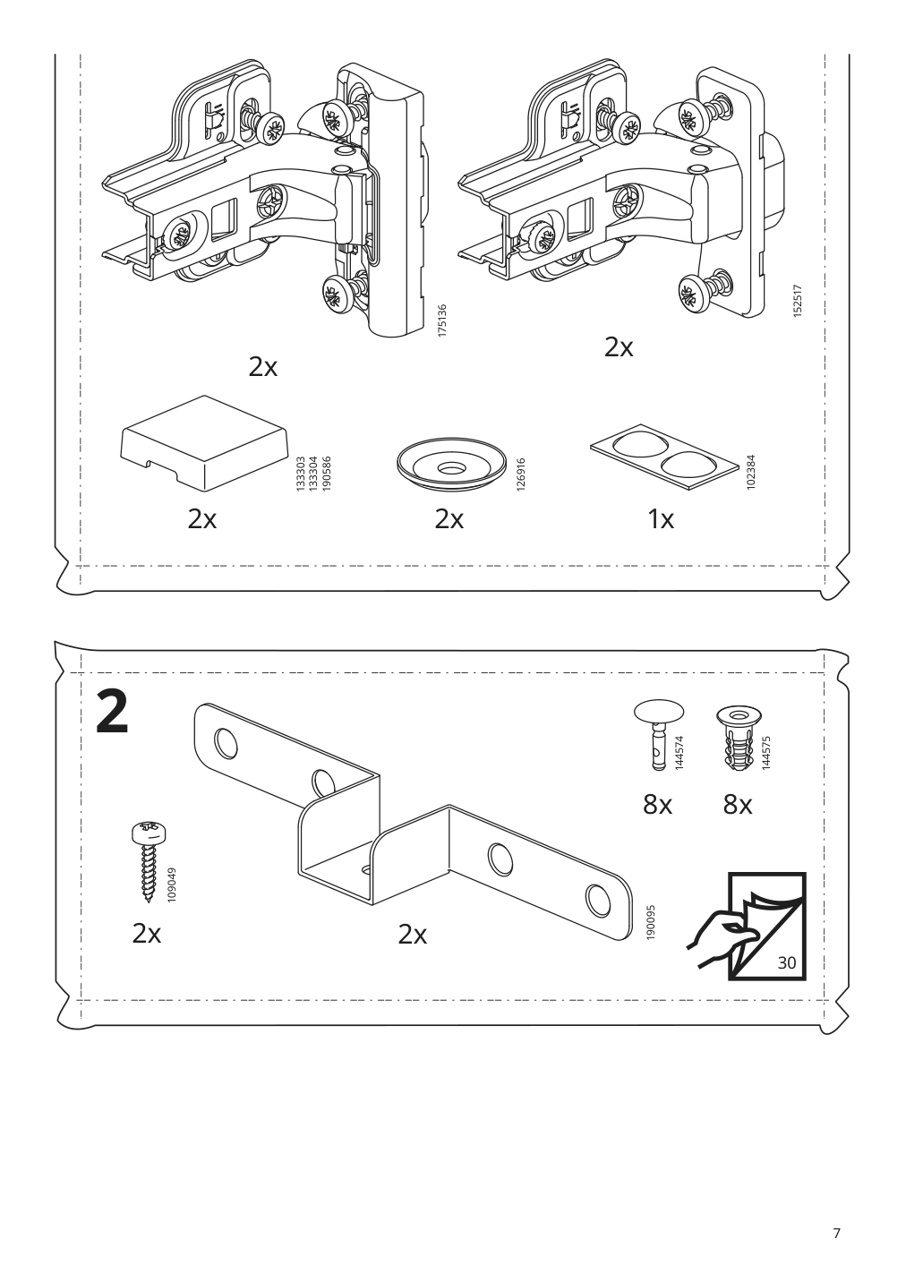 Assembly instructions for IKEA Havsta cabinet gray | Page 7 - IKEA HAVSTA storage combination 592.659.08