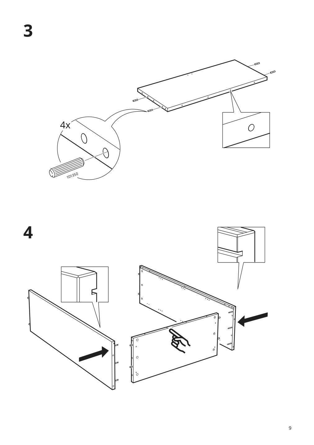 Assembly instructions for IKEA Havsta cabinet gray | Page 9 - IKEA HAVSTA storage combination 592.659.08