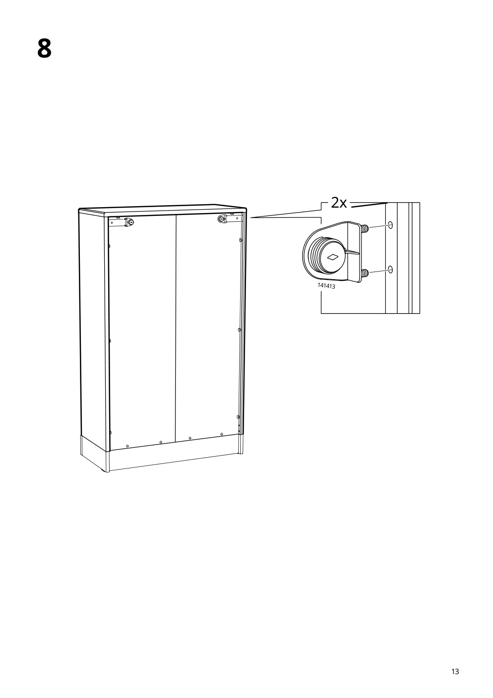 Assembly instructions for IKEA Havsta cabinet white | Page 13 - IKEA HAVSTA cabinet 505.292.49