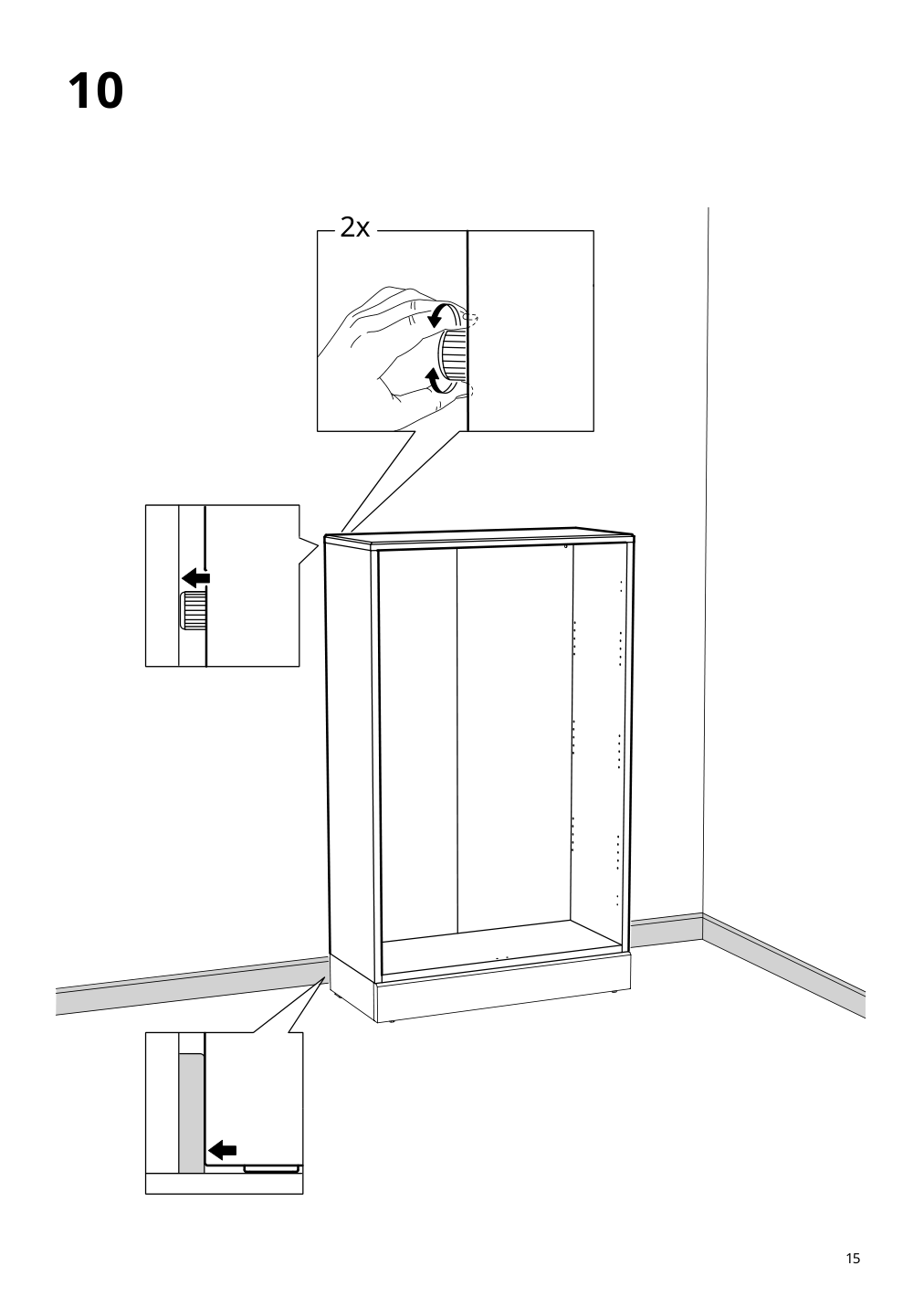 Assembly instructions for IKEA Havsta cabinet white | Page 15 - IKEA HAVSTA cabinet 505.292.49